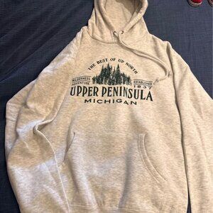 Brand New Upper Peninsula Hooded Sweatshirt